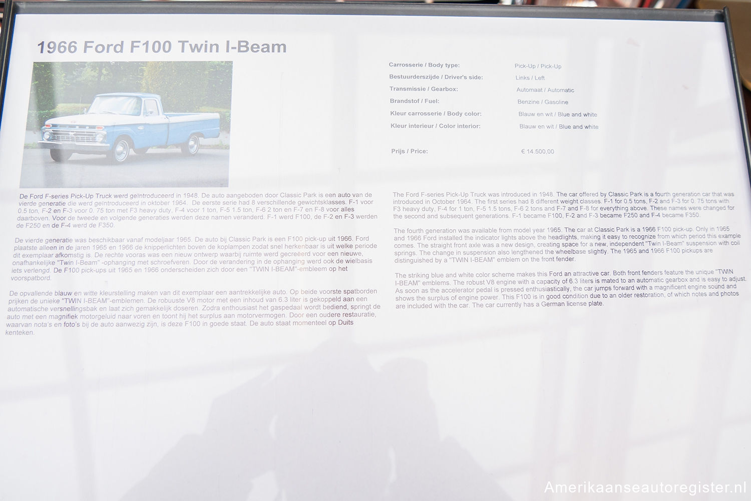 Ford F-Series uit 1966